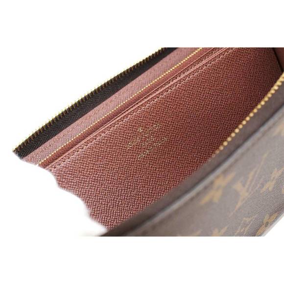 LOUIS VUITTON Monogram Zippy Wallet Round Zipper Long Brown M42616 - Picture 7 of 10